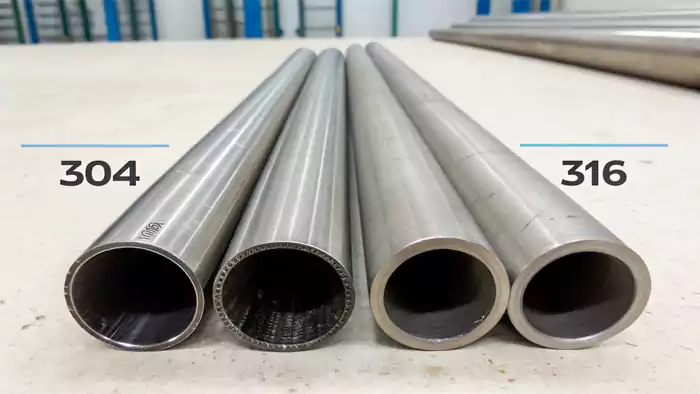 304 vs 316 stainless steel comparison