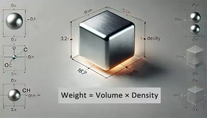 Weight calculation formula diagram
