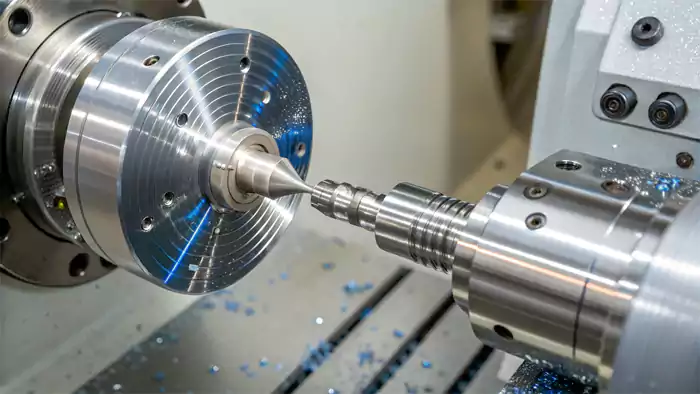 process of metal work machining