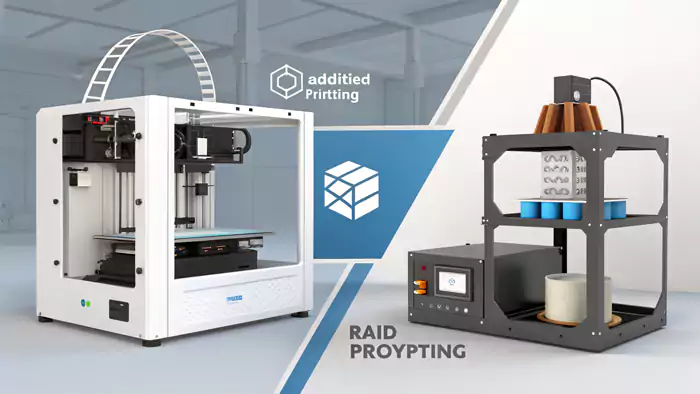 Diagram showing 3D printing as a subset of Rapid Prototyping methods