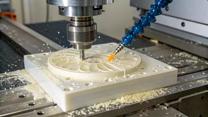 Precision plastic machining tips
