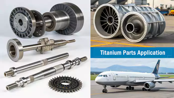 Various applications of titanium parts