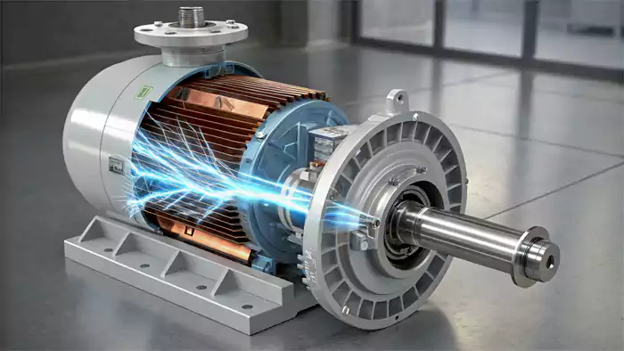 function of the shaft of a motor