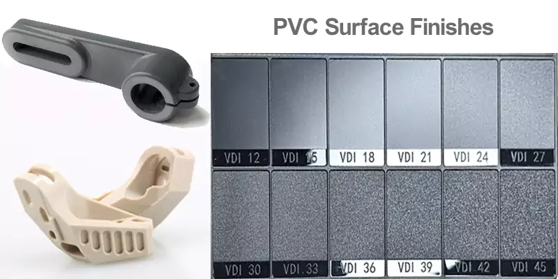 PVC surface finishes
