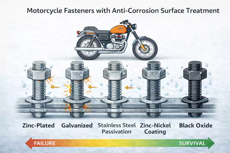 Corrosion effects on untreated fasteners