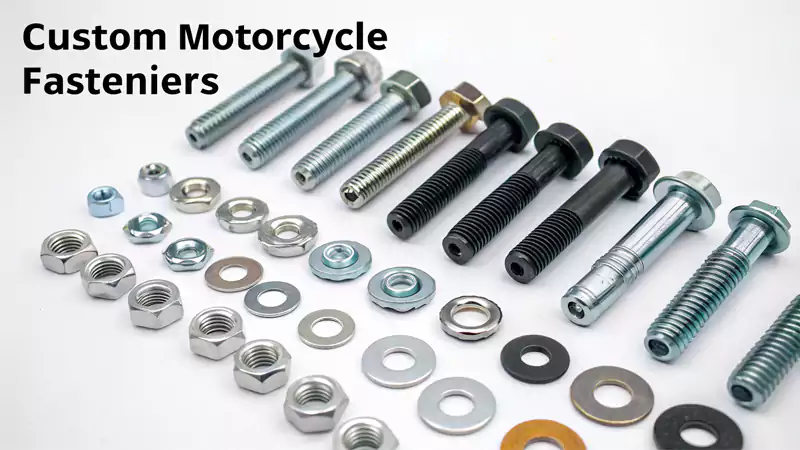 Custom motorcycle fastener design for load-bearing joints