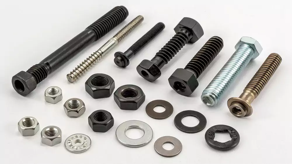 common surface finishing options for motorcycle fasteners