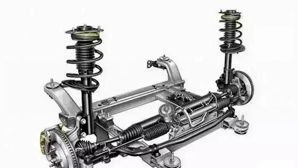 Automotive transmission steering and suspension shaft components