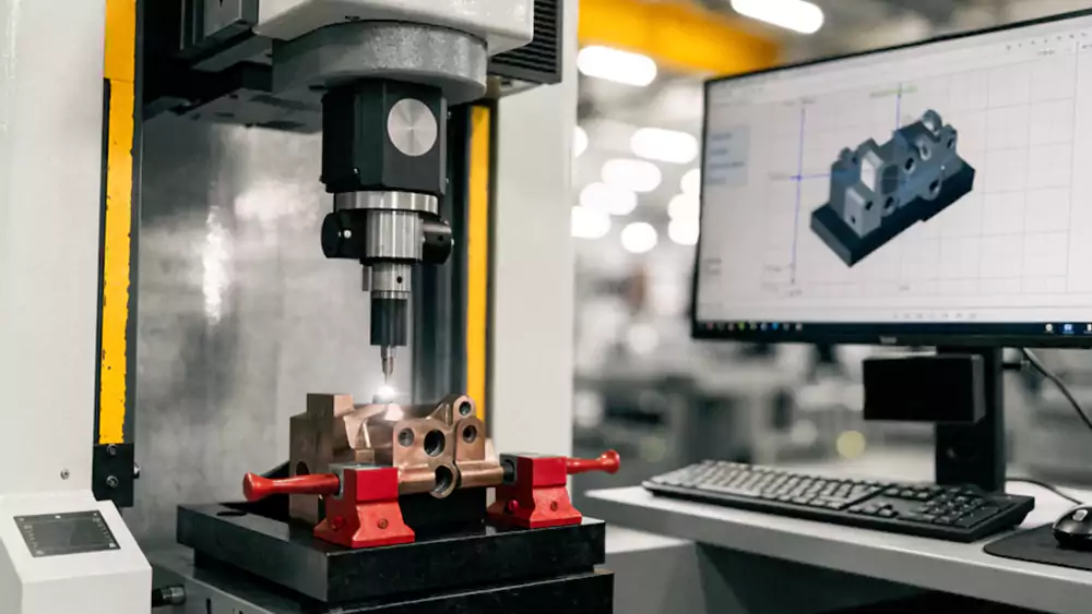 CMM inspection after chrome stripping