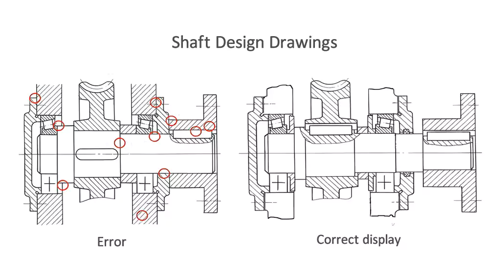 Shaft design drawing review