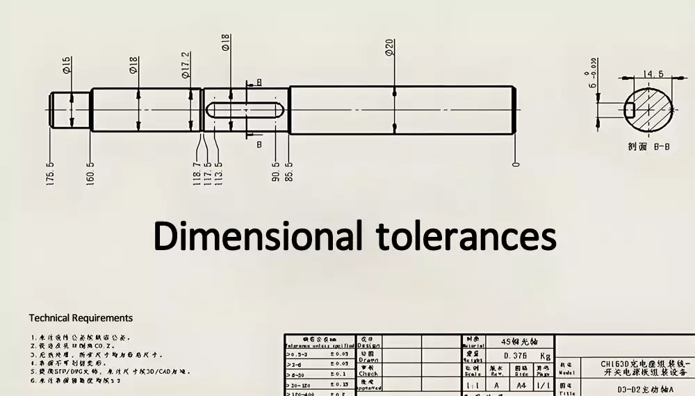 key tolerances for shaft machining