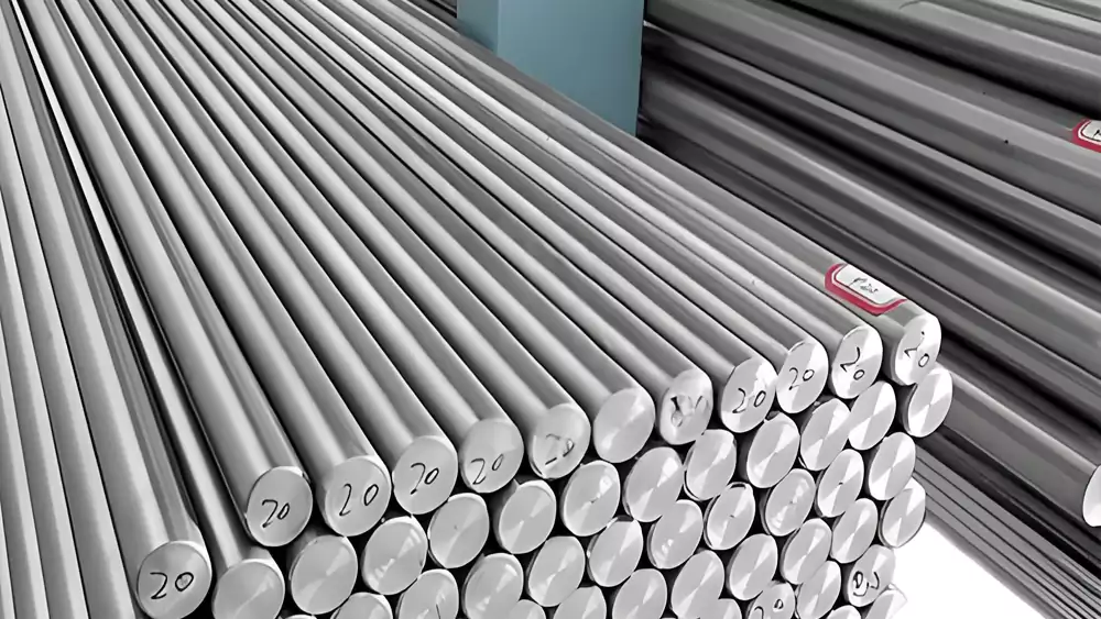 Alloy steel round bars and raw shaft material stock