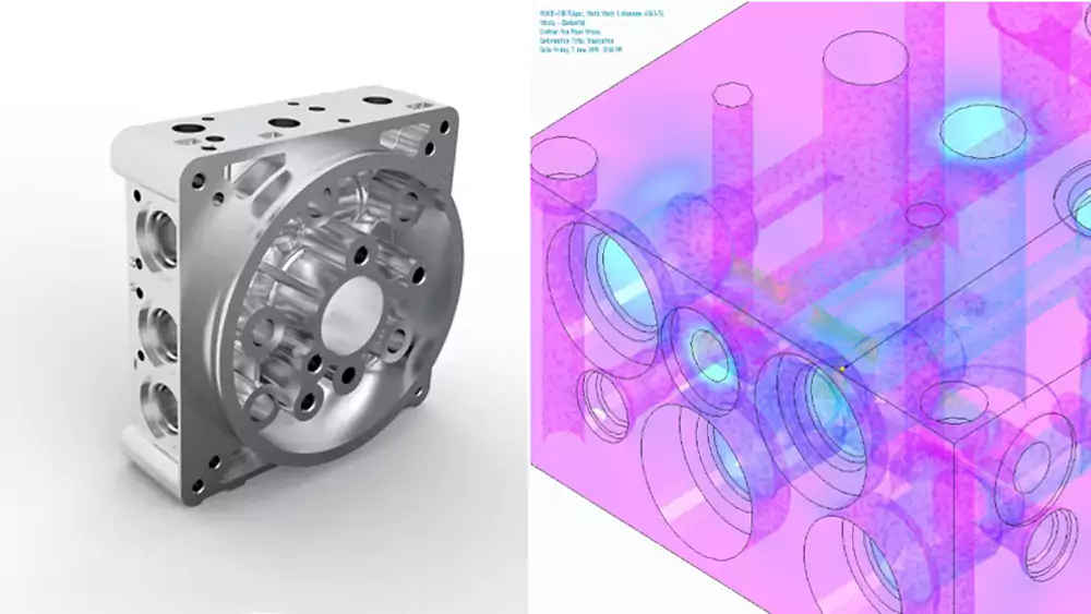 3d printed hydraulic manifold internal channels