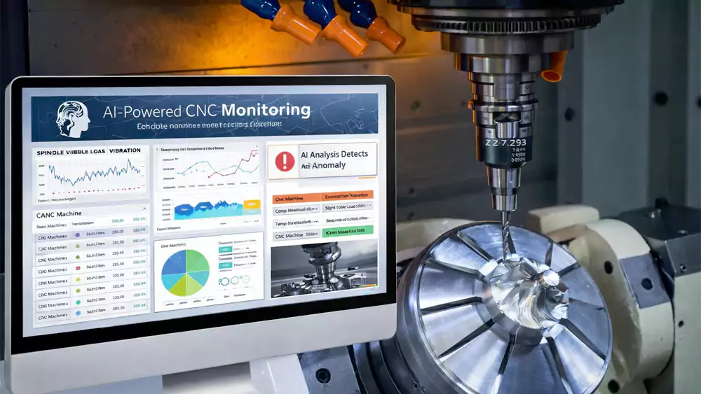 ai powered cnc machine monitoring system data analysis