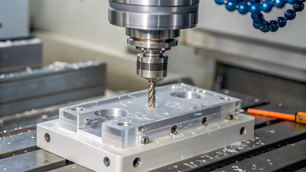 common cnc machining materials aluminum steel plastic