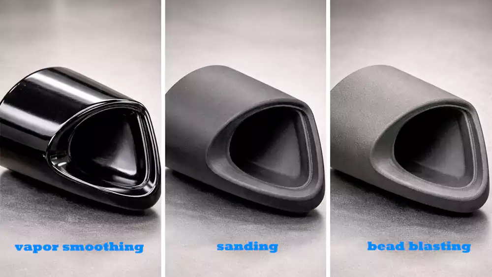 vapor smoothing vs sanding bead blasting comparison