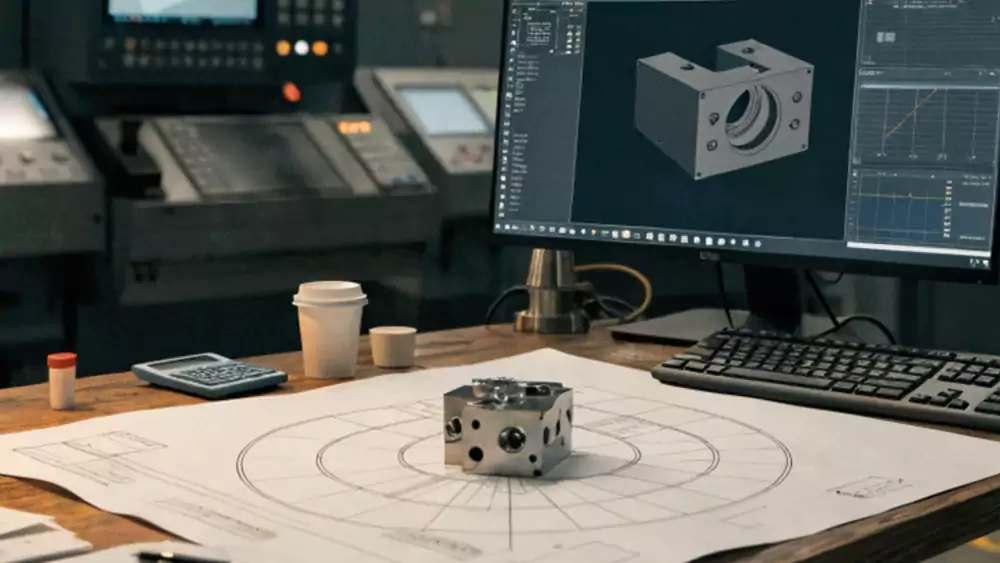 engineer discussing cnc machining tolerances with supplier
