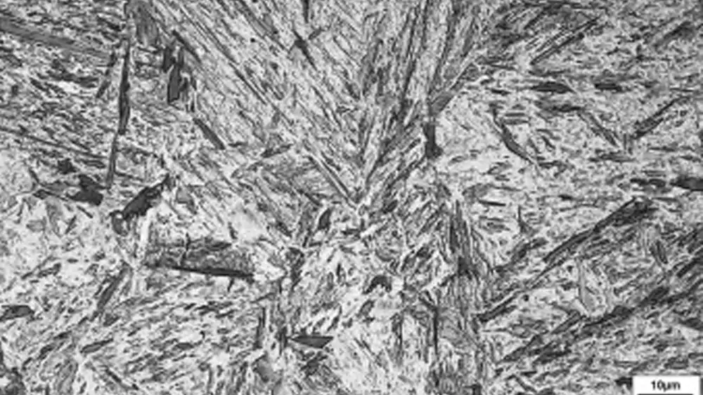 martensite microstructure transformation