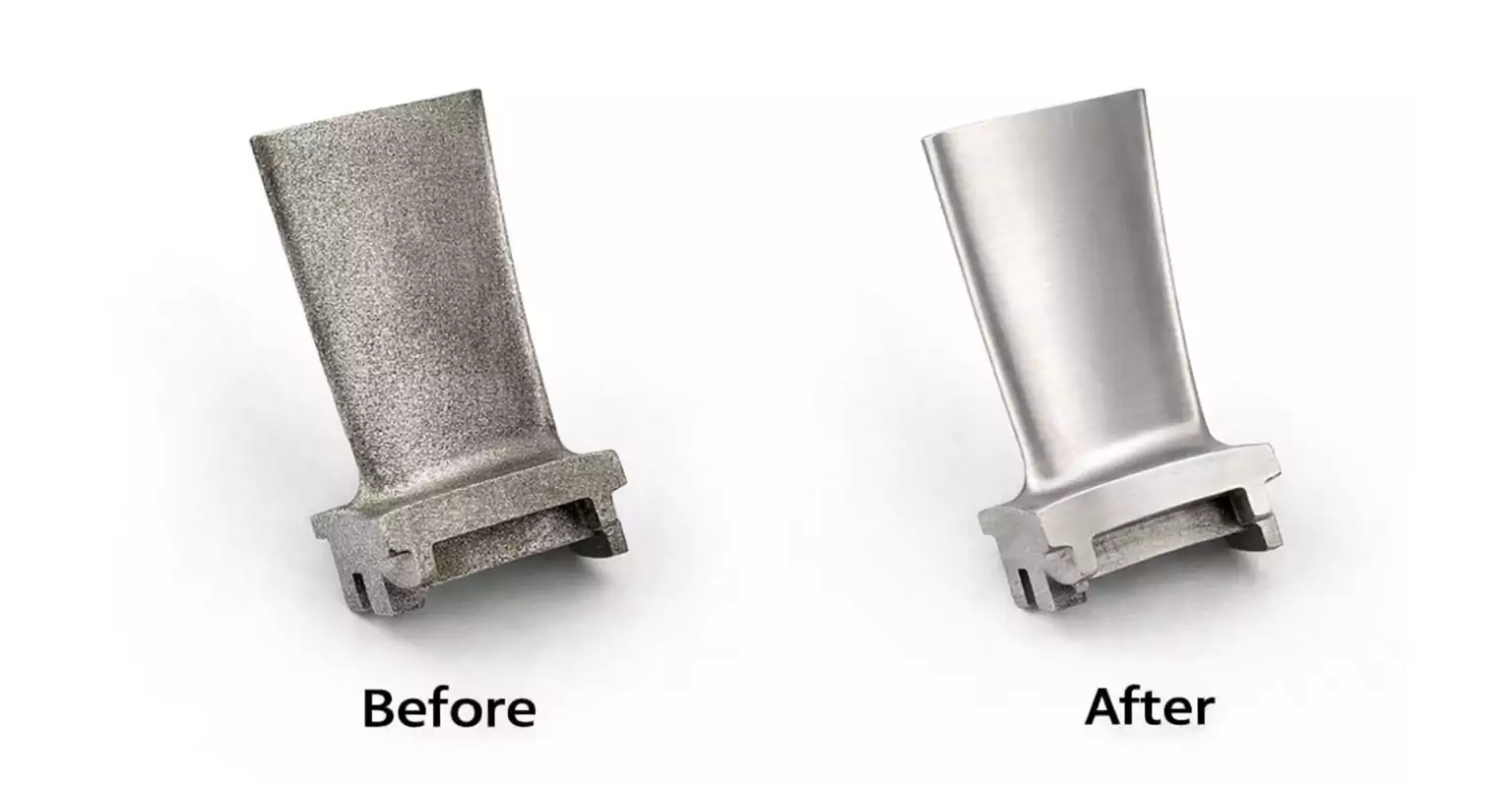 before and after casting finishing surface quality comparison
