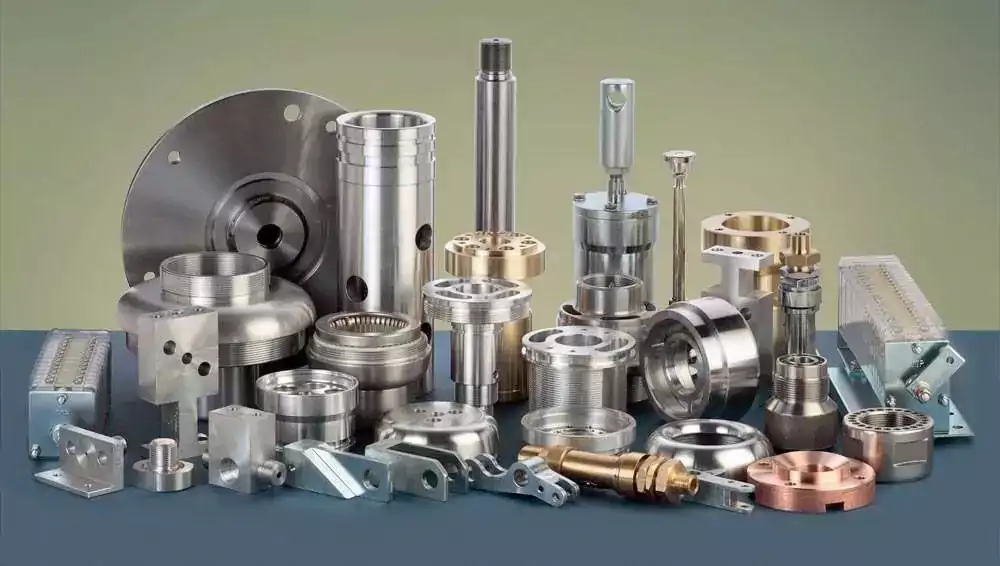 polished stainless steel aluminum brass cnc parts surface finish