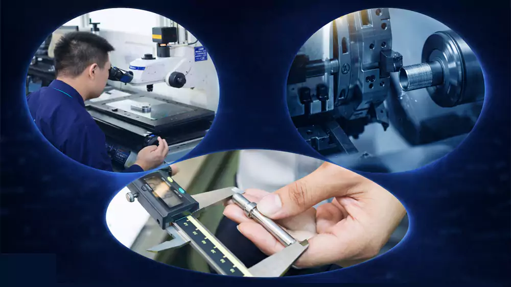 cnc machining quality inspection automotive aluminum parts