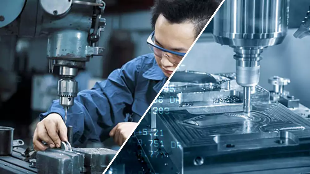 Manual drilling vs CNC drilling comparison