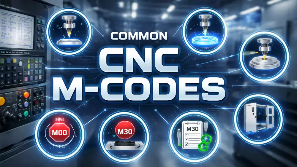 Common CNC M-codes