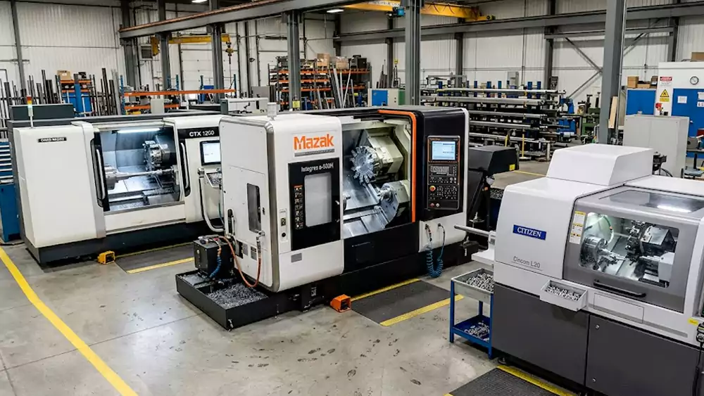 different cnc lathe types including horizontal swiss and multi axis turning machines