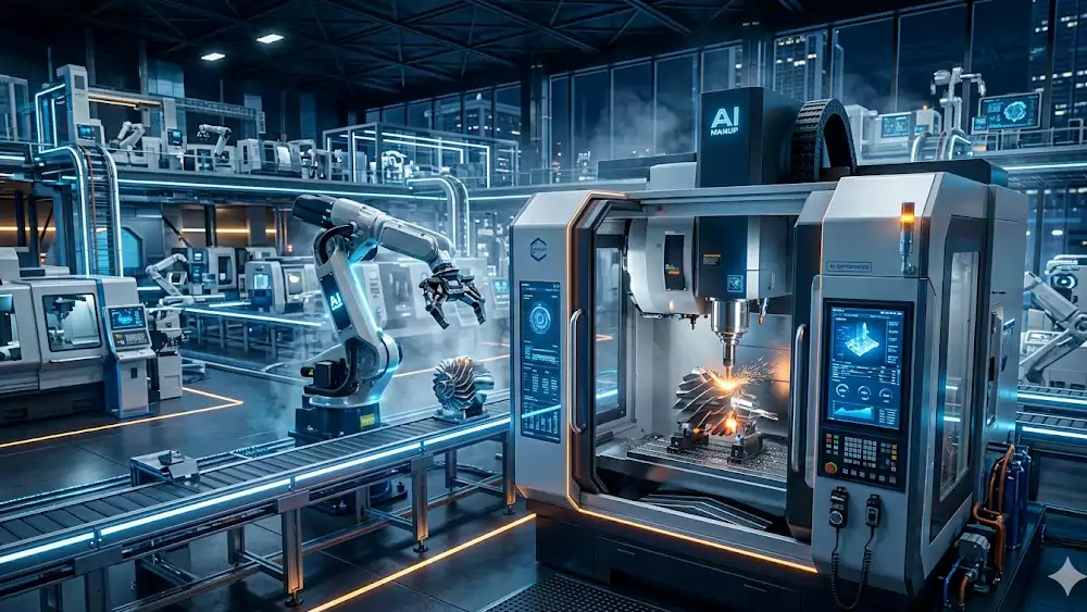 Future smart CNC machining and AI manufacturing