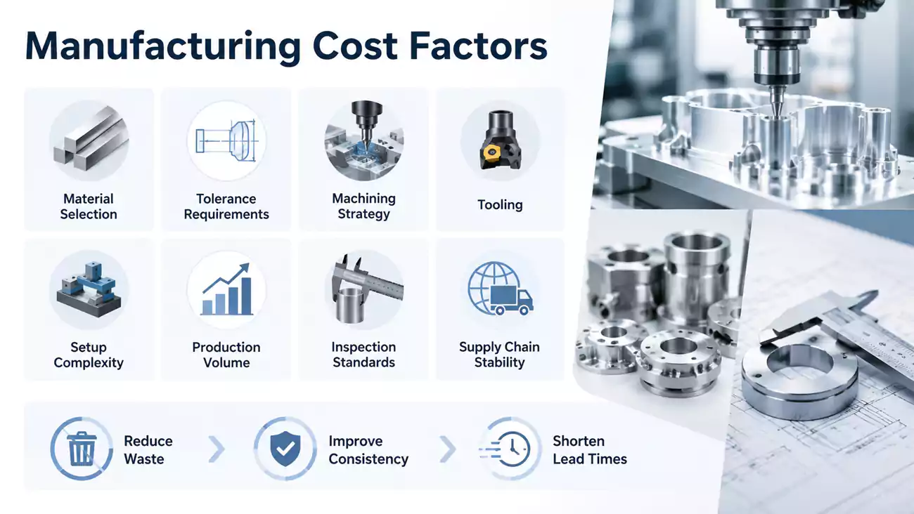 manufacturing cost analysis with cnc machining quality control and production efficiency