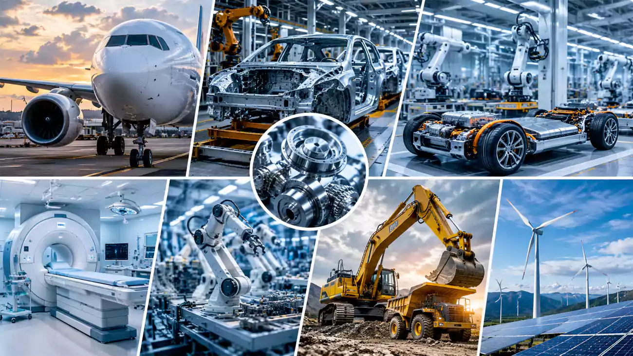 oem replacement parts used in aerospace automotive robotics and industrial machinery