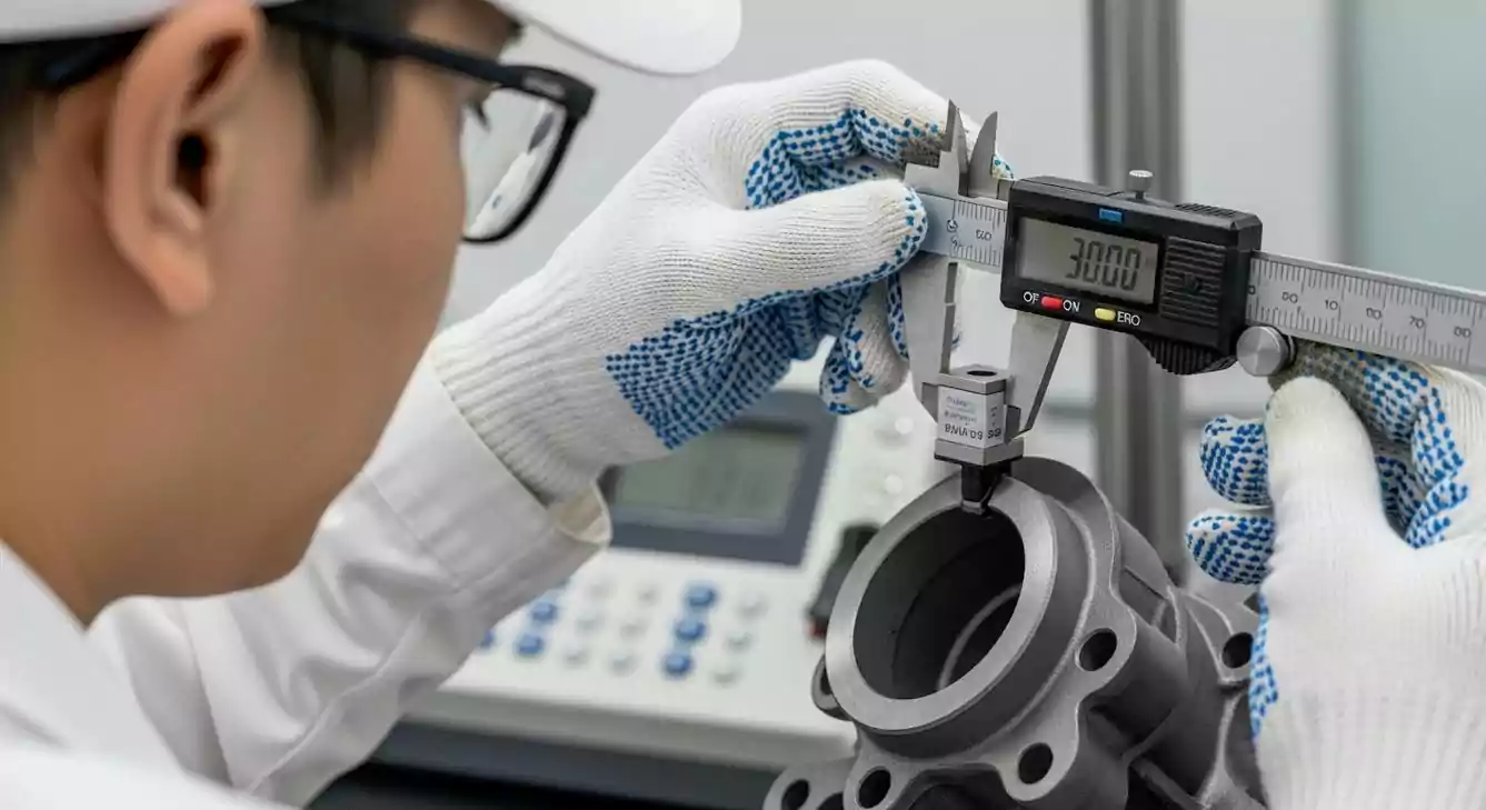 cnc tolerance inspection and quality control measurement process