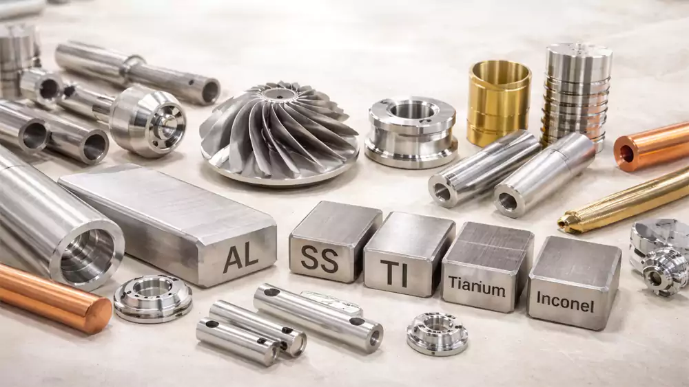 common aerospace cnc machining materials and alloys