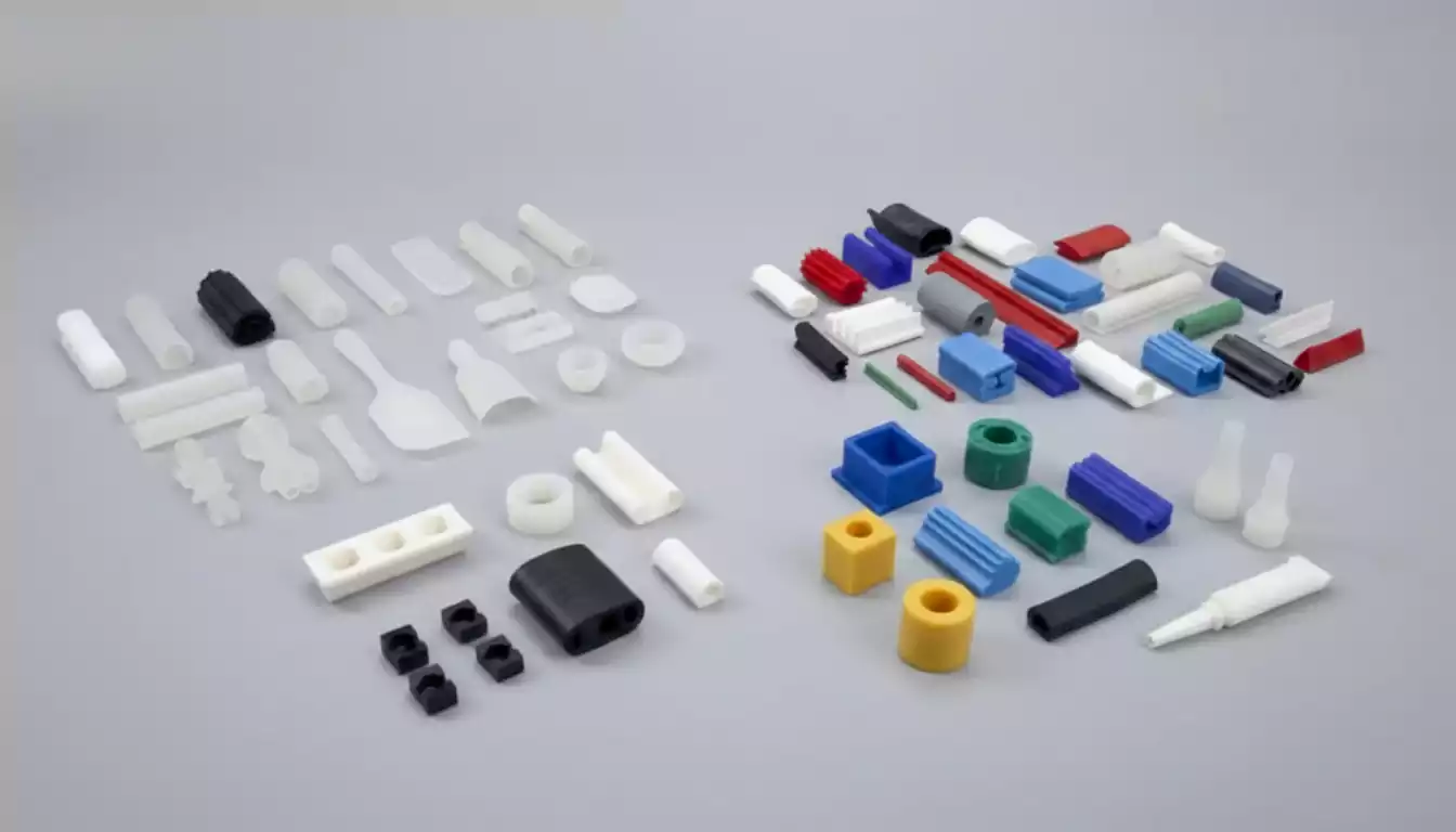 different silicone material grades used for molding applications