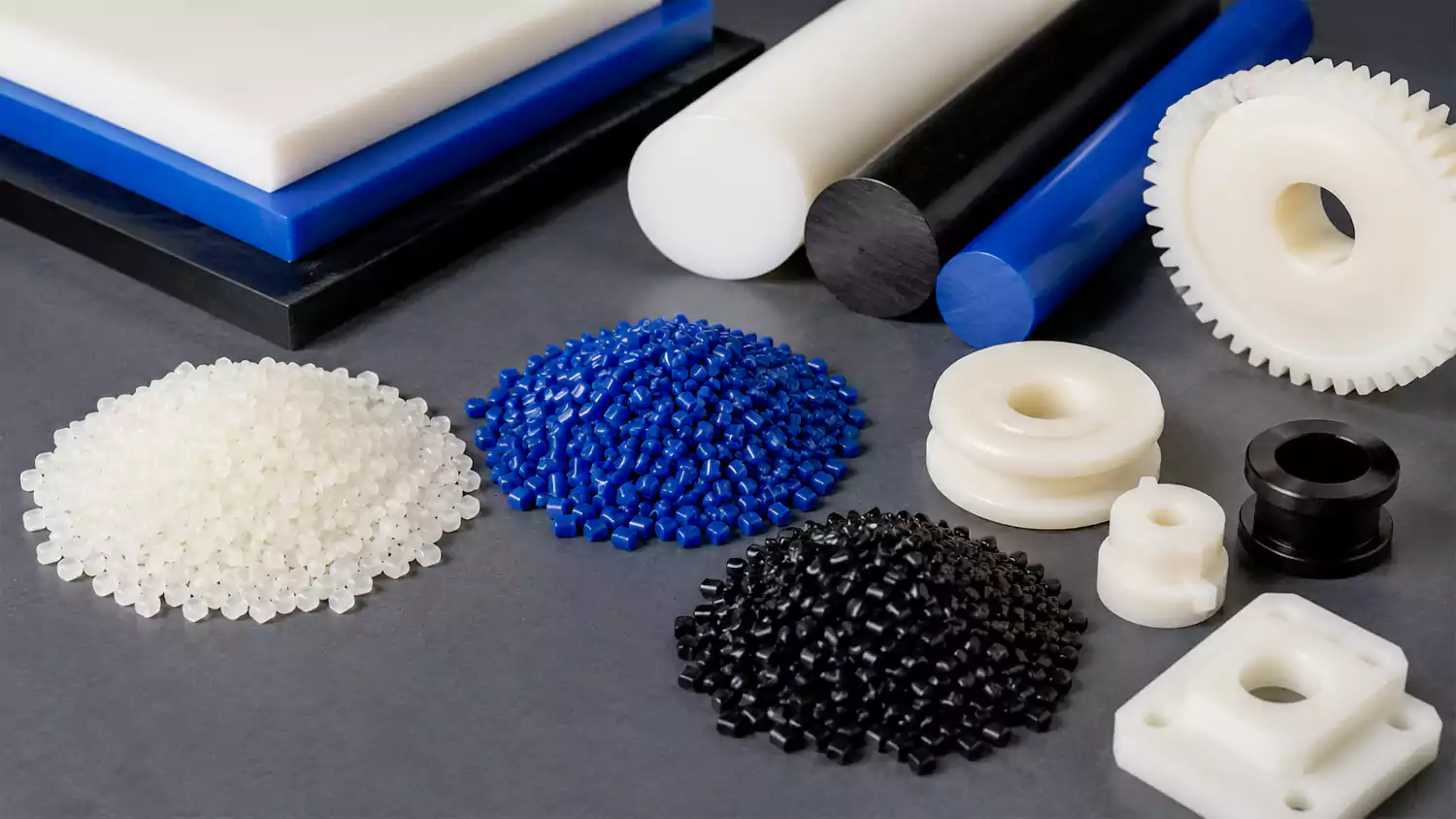 nylon plastic raw material and machined nylon components for industrial manufacturing