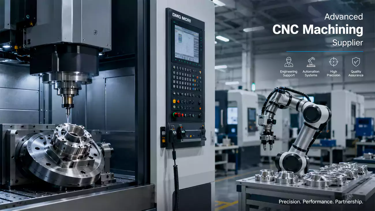 advanced cnc machining center with engineering support and automation systems