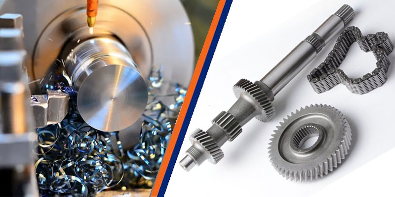 CNC machining of shafts