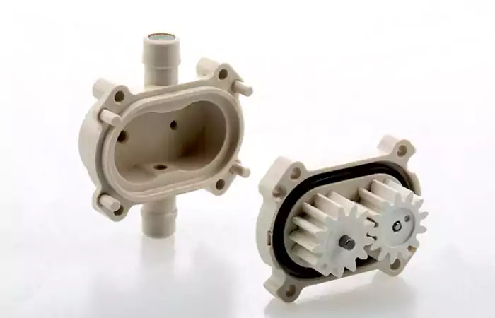PEEK plastic parts OEM precision CNC machining