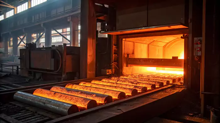 Metal parts processing annealing furnace annealing