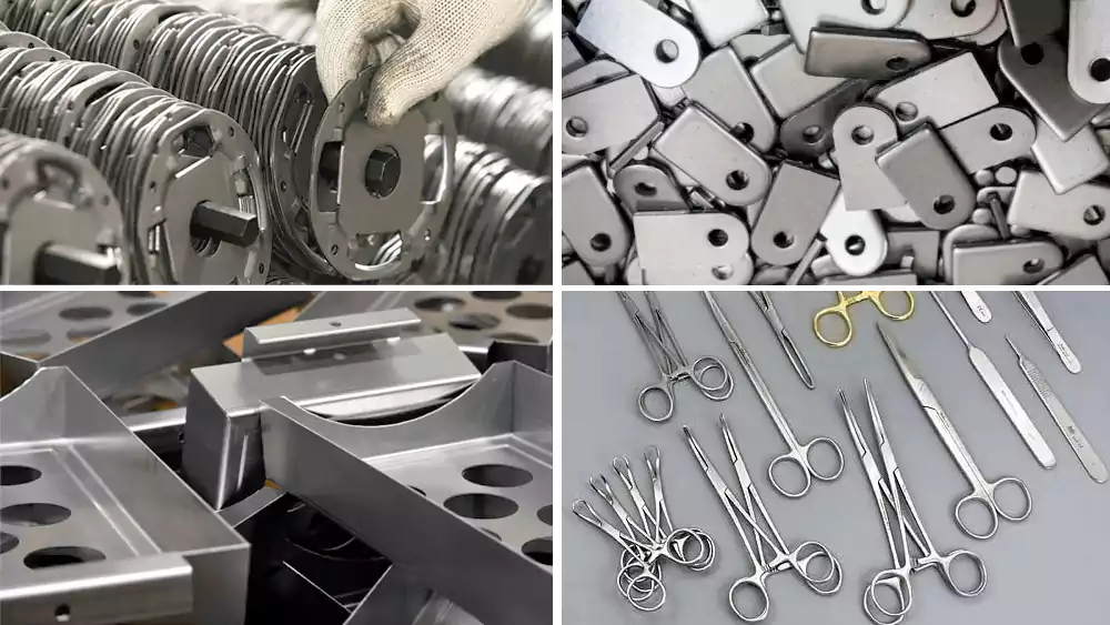 Various parts customized by metal stamping