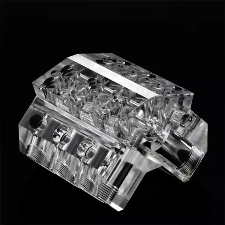 Precision Milling of Transparent Plastic Parts